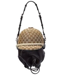 Gucci Equestrian Themed Small GG Canvas & Leather Shoulder Bag Women -Luxe Shoulder Bags Sales Store 1160240494 RLLD 4