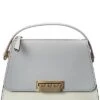 AC Zac Posen Eartha Colorblocked Zip Top Leather Crossbody Women