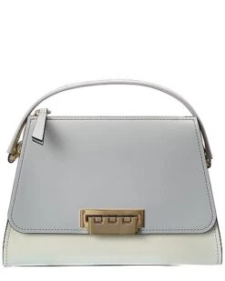 AC Zac Posen Eartha Colorblocked Zip Top Leather Crossbody Women