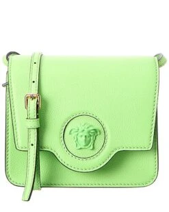 Versace La Medusa Leather Shoulder Bag Women