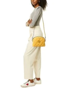 By Mario Valentino Diana Diamond Leather Crossbody Women -Luxe Shoulder Bags Sales Store 1160315763 RLLD 4