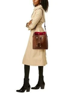 By Mario Valentino Karl Medallion Leather Bucket Bag Women -Luxe Shoulder Bags Sales Store 1160315919 RLLD 4