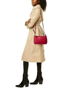 By Mario Valentino Kai Embossed Leather Crossbody Women -Luxe Shoulder Bags Sales Store 1160316017 RLLD 4