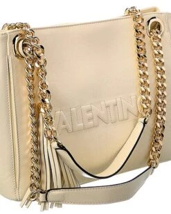 By Mario Valentino Luisa Embossed Leather Shoulder Bag Women -Luxe Shoulder Bags Sales Store 1160316023 RLLD 3