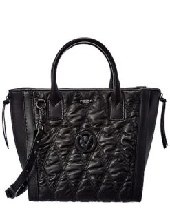By Mario Valentino Charmont Matelasse Leather Tote Women