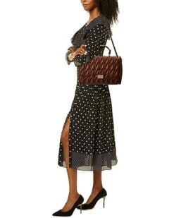 By Mario Valentino Posh D Plate Leather Shoulder Bag Women 7 By Mario Valentino Posh D Plate Leather Shoulder Bag Women -Luxe Shoulder Bags Sales Store 1160316159 RLLD 4