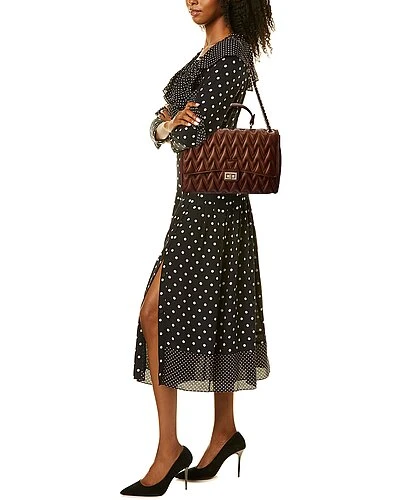 By Mario Valentino Posh D Plate Leather Shoulder Bag Women 4 By Mario Valentino Posh D Plate Leather Shoulder Bag Women - Image 4