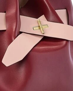 AC Zac Posen Brigette Belted Leather Shopper Tote Women -Luxe Shoulder Bags Sales Store 1160334215 RLLD 3