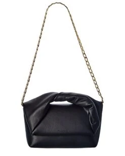 JW Anderson Twister Leather Satchel Women