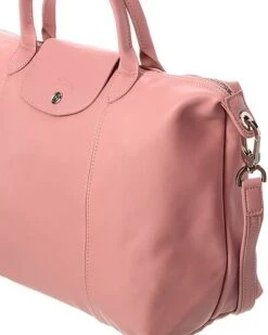 Longchamp Le Pliage Cuir Medium Leather Top Handle Tote Women -Luxe Shoulder Bags Sales Store 1160357458 RLLD 3