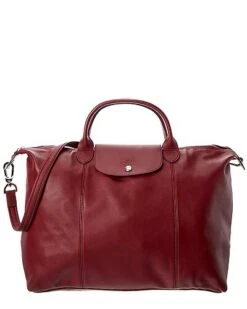 Longchamp Le Pliage Cuir Large Leather Short Handle Tote Women