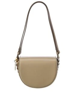 STELLA MCCARTNEY Frayme Small Flap Shoulder Bag Women White -Luxe Shoulder Bags Sales Store 1160376453 RLLD grey 1