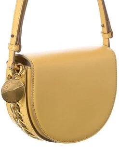 STELLA MCCARTNEY Frayme Small Flap Shoulder Bag Women White -Luxe Shoulder Bags Sales Store 1160376453 RLLD yellow 3
