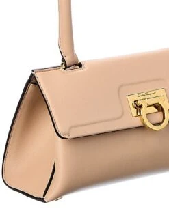 Salvatore Ferragamo Trifolio Leather Swing Bag Women -Luxe Shoulder Bags Sales Store 1160384857 RLLD 3