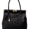 Anais Top Handle Embossed Leather Tote Women