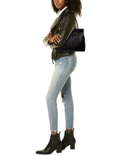 Anais Top Handle Embossed Leather Tote Women -Luxe Shoulder Bags Sales Store 1160408757 RLLD 4