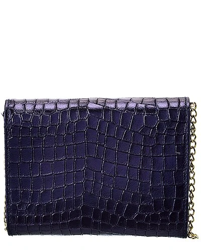 Trice Metallic Croc-Embossed Leather Crossbody Women 2 Trice Metallic Croc-Embossed Leather Crossbody Women - Image 2