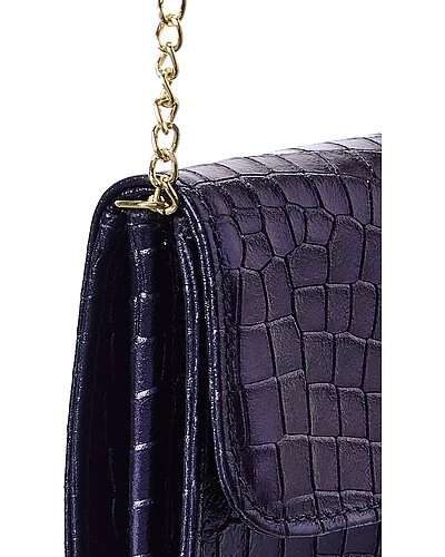 Trice Metallic Croc-Embossed Leather Crossbody Women 3 Trice Metallic Croc-Embossed Leather Crossbody Women - Image 3