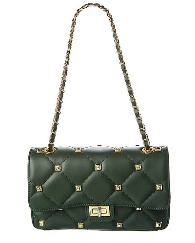 Claire Studded Quilted Leather Satchel Women 1 Claire Studded Quilted Leather Satchel Women