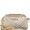 Felice Metallic Quilted Leather Crossbody Women