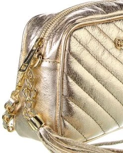 Felice Metallic Quilted Leather Crossbody Women -Luxe Shoulder Bags Sales Store 1160410871 RLLD 3