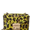 By Mario Valentino Paulette Animalier Leather Crossbody Women