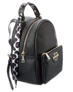 LOVE MOSCHINO Scarf Mini Backpack Women -Luxe Shoulder Bags Sales Store 1160419041 RLLD 3