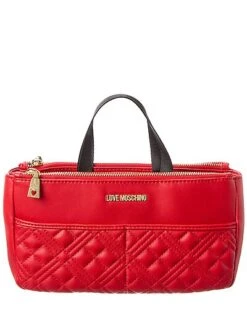 LOVE MOSCHINO Short Handle Logo Quilted Tote Women