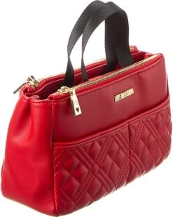 LOVE MOSCHINO Short Handle Logo Quilted Tote Women -Luxe Shoulder Bags Sales Store 1160419048 RLLD 3