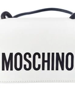 MOSCHINO Logo Leather Shoulder Bag Women 6 MOSCHINO Logo Leather Shoulder Bag Women -Luxe Shoulder Bags Sales Store 1160422569 RLLD 3