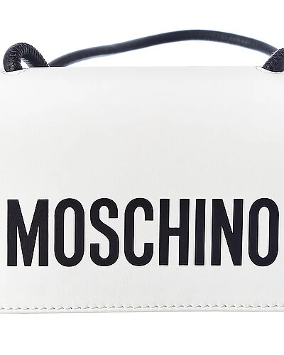 MOSCHINO Logo Leather Shoulder Bag Women 3 MOSCHINO Logo Leather Shoulder Bag Women - Image 3