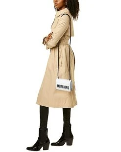 MOSCHINO Logo Leather Shoulder Bag Women 7 MOSCHINO Logo Leather Shoulder Bag Women -Luxe Shoulder Bags Sales Store 1160422569 RLLD 4