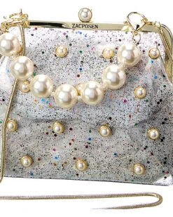 Lacey Clear Glitter Frame Clutch Women -Luxe Shoulder Bags Sales Store 1160426957 RLLD 3