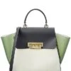 Eartha Clear Colorblocked Top Handle Satchel Women