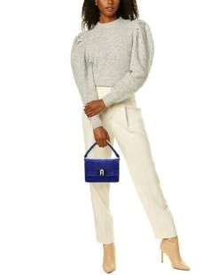 Furla 1927 Soft Mini Suede Crossbody Women -Luxe Shoulder Bags Sales Store 1160438131 RLLD 4