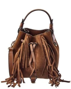 Furla Miastella Mini Suede Bucket Bag Women