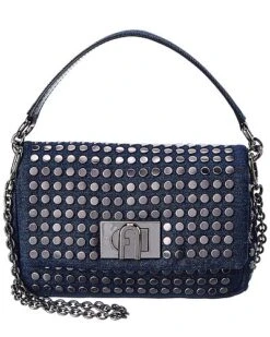 Furla 1927 Mini Leather-Trim Crossbody Women