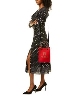 Furla Varsity Style Mini N/S Leather Tote Women -Luxe Shoulder Bags Sales Store 1160438336 RLLD 4