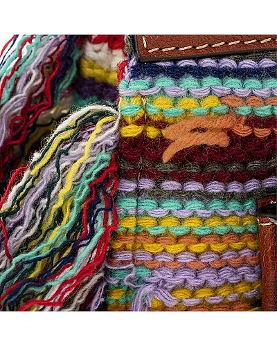 Chloé Edith Cashmere & Leather Clutch Women 4 Chloé Edith Cashmere & Leather Clutch Women - Image 4