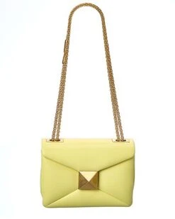 Valentino One Stud Leather Shoulder Bag Women