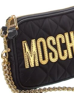 MOSCHINO Logo Nylon Shoulder Bag Women -Luxe Shoulder Bags Sales Store 1160474118 RLLD 3