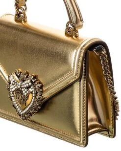 Dolce & Gabbana Votion Mini Leather Top Handle Crossbody Women -Luxe Shoulder Bags Sales Store 1160481336 RLLD 3