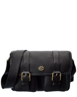 Michael Kors Collection Leather Messenger Bag Women