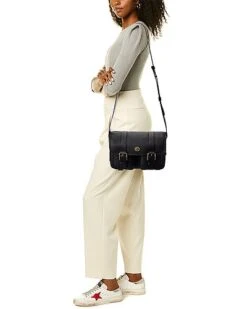 Michael Kors Collection Leather Messenger Bag Women 7 Michael Kors Collection Leather Messenger Bag Women -Luxe Shoulder Bags Sales Store 1160484145 RLLD 4