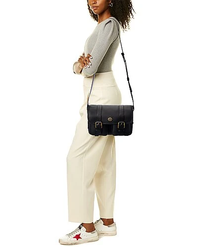 Michael Kors Collection Leather Messenger Bag Women 4 Michael Kors Collection Leather Messenger Bag Women - Image 4