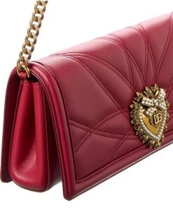 Dolce & Gabbana Votion Leather Baguette Women -Luxe Shoulder Bags Sales Store 1160485559 RLLD 3