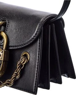 MOSCHINO M Logo Leather Shoulder Bag Women -Luxe Shoulder Bags Sales Store 1160497441 RLLD 3
