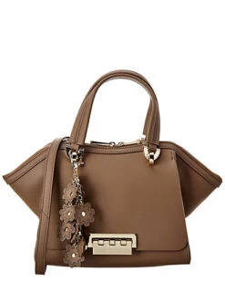 Eartha Iconic Small Double Handle Leather Satchel Women