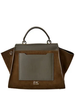 Eartha Iconic Soft Top Handle Leather & Suede Satchel Women -Luxe Shoulder Bags Sales Store 1160506014 RLLD 3