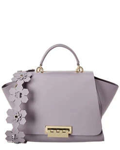 Eartha Iconic Soft Top Handle Leather Satchel Women